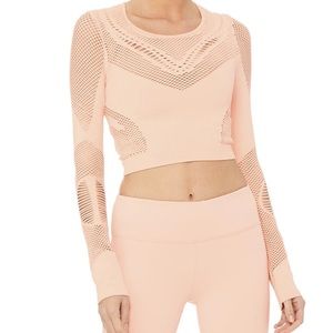 Smokey Lavendar Siren Crop Top Sz S